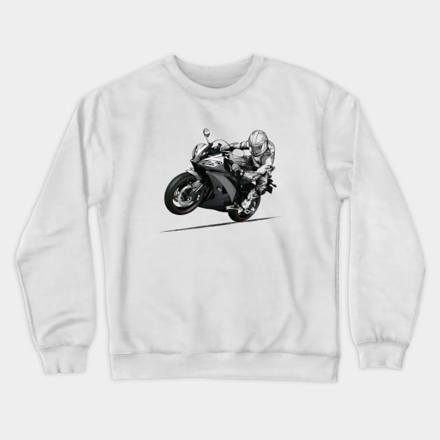 Bike Crewneck Sweatshirt by sibosssr